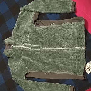 Men's L Mountian Hardwear Monkey Man Microgrid zip up fleece